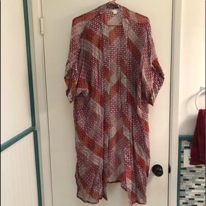 Beautiful, oversized, short sleeve kimono
